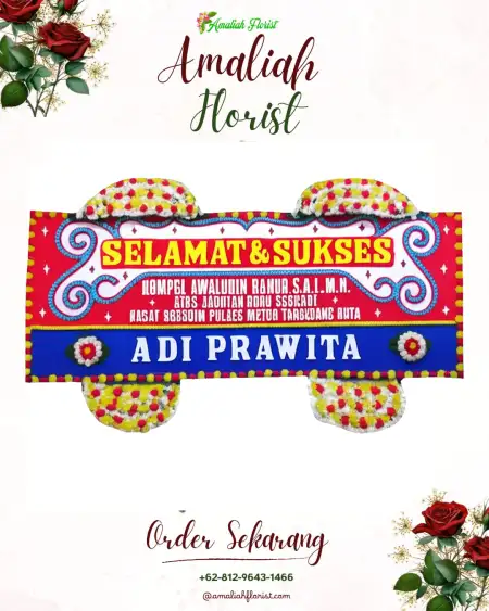 Papan Bunga Ucapan Selamat Payo Selincah